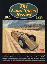 THE LAND SPEED RECORD 1920-1929 By R M Clarke **Mint Condition**