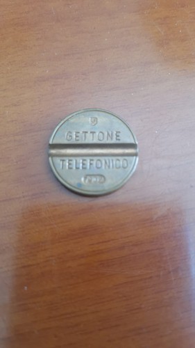 Gettone telefonico con zecca - gettone,