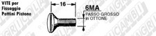 Kit vite ottone 6ma - 75,