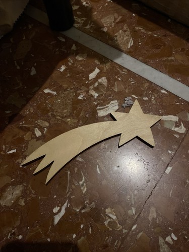 Stella cometa legno - cometa,