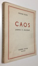 Stefania Plona Caos poema in strambotti Vallerini 1942