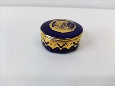 LIMOGES P. decrè a la main decorata a mano scatola porta oggetti in miniatura