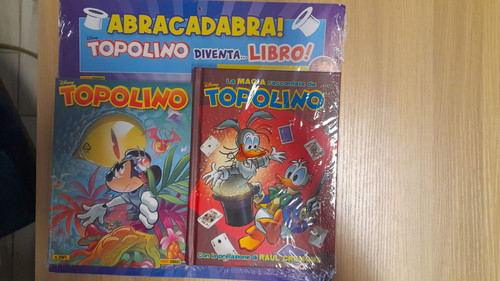 Topolino diventa libro - topolino,