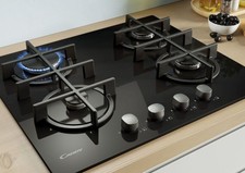 Candy CVG6B Nero Da incasso 59 cm Gas 4 Fornello(i)