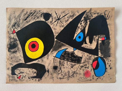 Joan miro disegno - joan, carta
