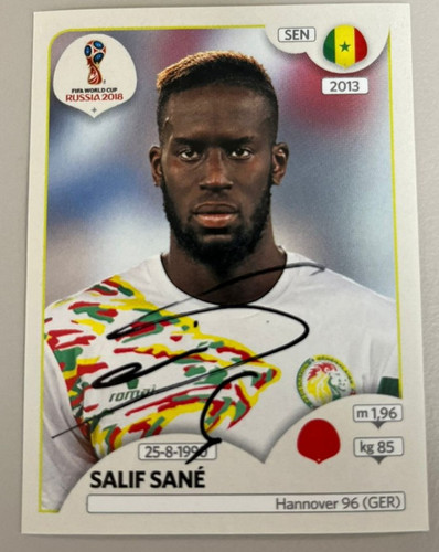 Original autogramm salif sané - autogramm,