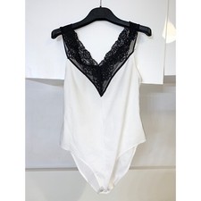 ZARA BODY PANNA PIZZO NERO TG S DONNA