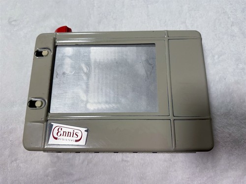 Vintage ennis registri metallo - vintage,