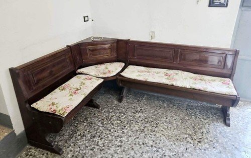 Panca cassapanca angolare - , in