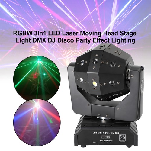 Rgbw 3in1 led laser - laser, moving