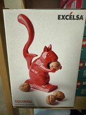 Excelsa Rompinoci Scoiattolo, Metallo, Rosso 22.5 x 15.0 cm Schiaccianoci Design