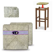 SEDUTA IN PAGLIA PER SGABELLO Ricambio in  Paglia,  cm 33X33