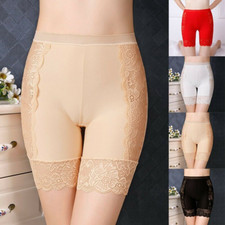 Pantaloni antinfortunistici donna pizzo elasticizzato sotto pantaloncini sexy senza cuciture leggings gonna