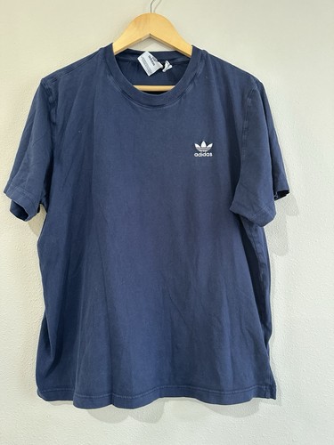 Shirt adidas blu cotone - t-shirt,