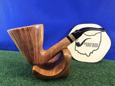 Pipa L. Viprati fatta a mano grana dritta restaurata a mano libera Briar tenuta italiana