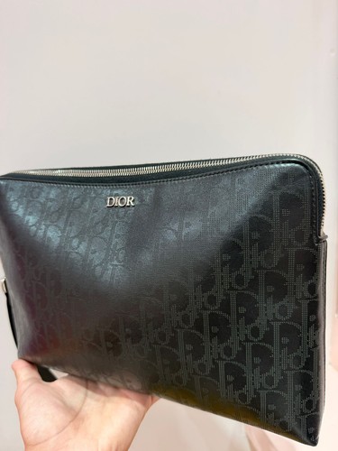 Dior oblique pochette clutch - dior,