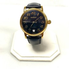 v251 Orologio da Polso Uomo Vintage Montblanc Automatico Svizzero Acciaio Inox WR 7004