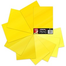 Fogli DIN A4 set di 10 gialli
