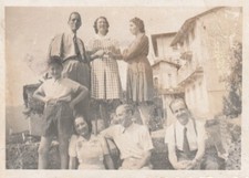 B2-  Foto Photo Fotografia Anni 20 - Gruppo Donne Uomini Bambino