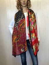 Grande écharpe Foulard Floral