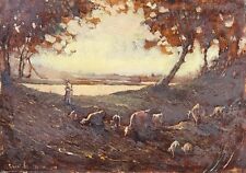 Giovanni Guarlotti ( Galliate NO 1869-Torino 1954) " Sinfonia vespertina" 1918  