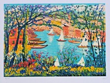 Antonio Ialenti Serigrafia firmata e certificata cm. 90 x 70, come Cascella.