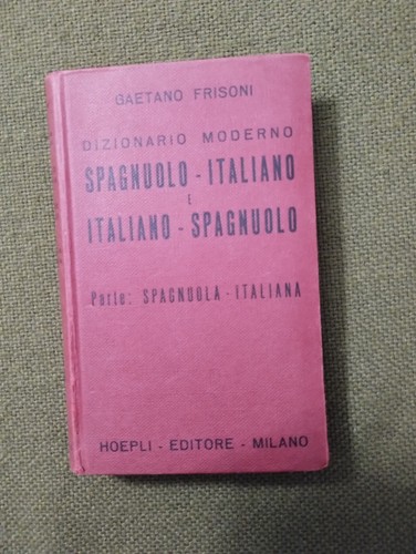 Dizionario spagnolo italiano - dizionario, spagnolo-italiano