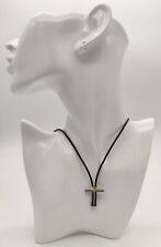 Collana Bliss By Damiani con Cordino Caucciù e Oro Giallo e Diamantino