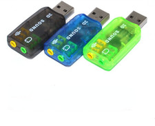 Adattatore audio esterno USB per scheda audio 2 in 1 USB a jack da 3,5 microfono