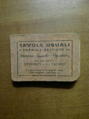Tavole usuali formule - tavole,