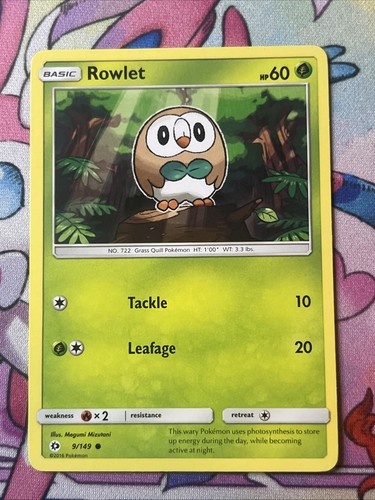 Rowlet 149 common - rowlet, &