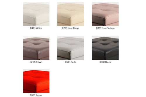 Pouf quadrato ecopelle - pouf, in