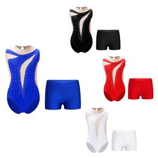 Body e slip per bambini ragazze pagliaccetti pattinaggio sportivo body performance