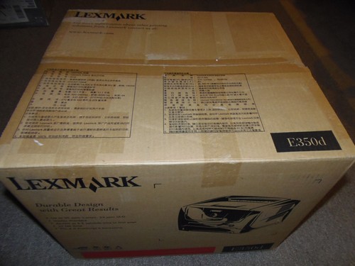 New lexmark e350d workgroup - new,