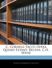 Tacitus - C. Cornelii Taciti