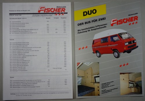 Depliant brochure bus t3 - vw,