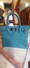 Furla grande borsa doppio manico donna Vera Pelle verde con dust bag- OCCASIONE