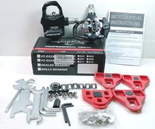 VENZO 3 in 1 Look Delta Toe Cage Pedali Bici / Scatola Aperta Nuovo Condizione 