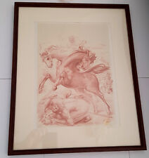 ALIGI SASSU litografia sanguigna del 1940