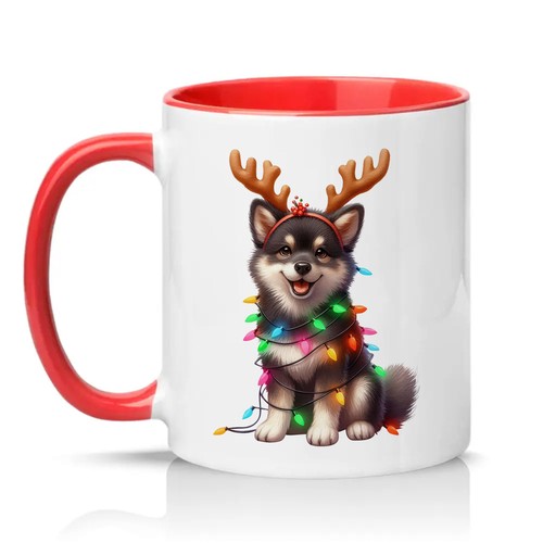 Cute husky puppy christmas - cute,