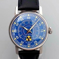 Orologio da polso uomo vintage Pobeda ZIM orologio meccanico sovietico Sturmanskie revisionato