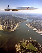 British Airways Concorde over