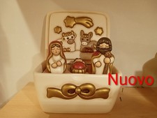 Mini Presepe Natale Thun Scatola Ceramica Con Sacra Famiglia 