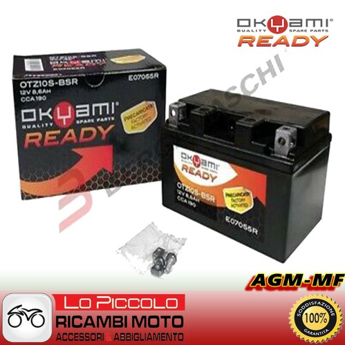Batteria okyami agm otz10s bsr - okyami,