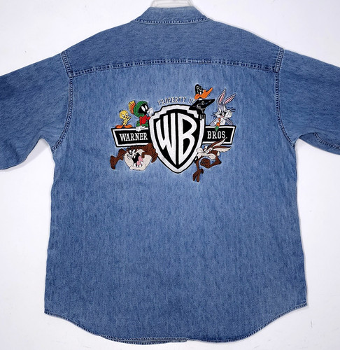 Camicia denim uomo vintage