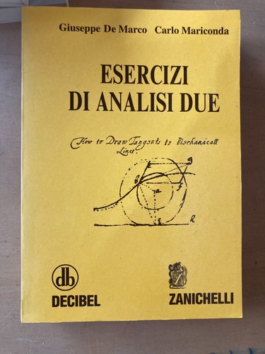 Esercizi analisi due - esercizi, di