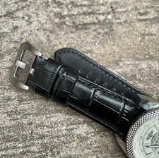 Originale orologio pelle nero - pelle,