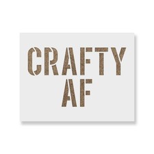 Crafty AF Stencil - Aerografo