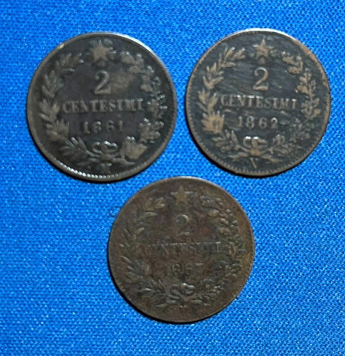 Regno italia monete da 2 - regno, 3