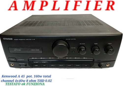 Amplificatore kenwood 45 - kenwood, a